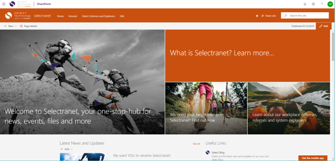 Select Intranet SharePoint