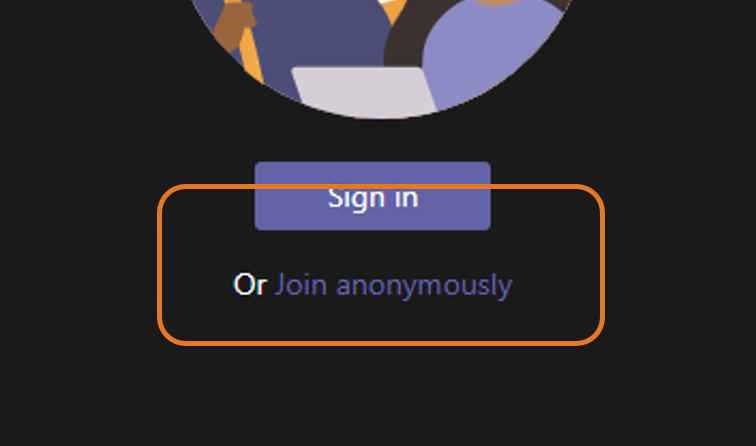 Join anonymously to a live events