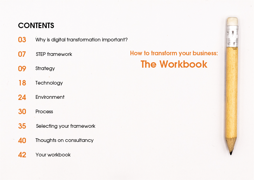 How to transform your business: The workbook
