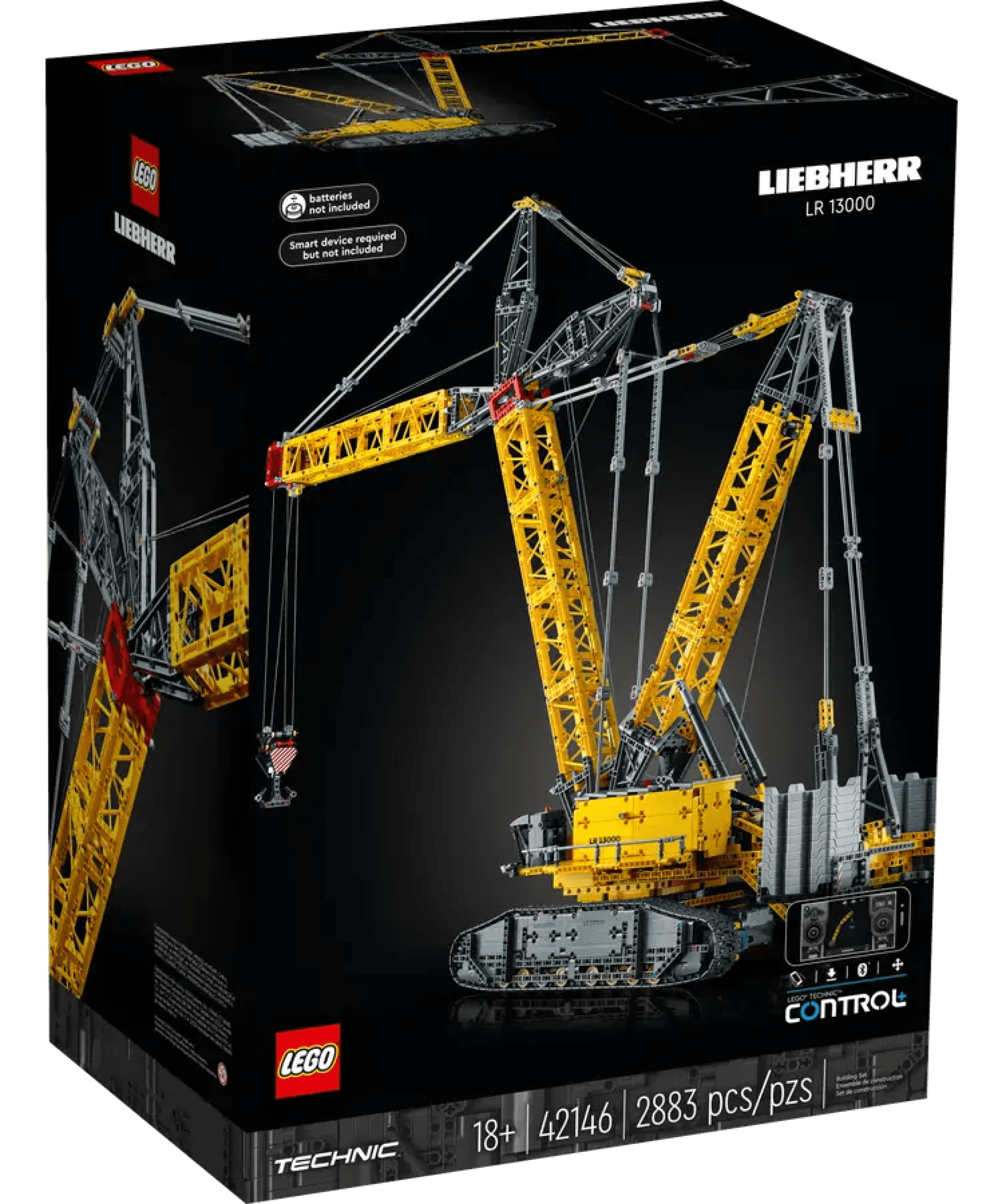 Lego Liebherr Crawler Crane won by Robert Dewar from Volmech at the Kent Construction Expo 2025
