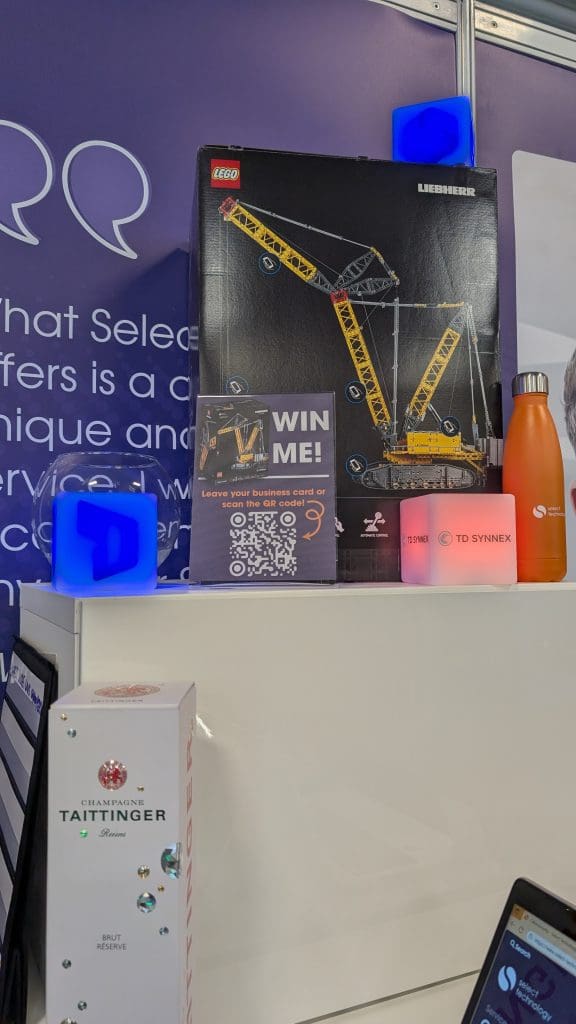 Lego Crane at the Kent Construction Expo 