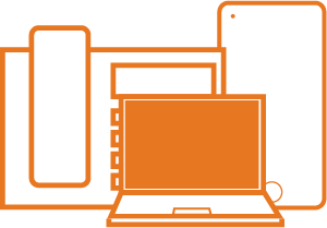 Across multiple devices