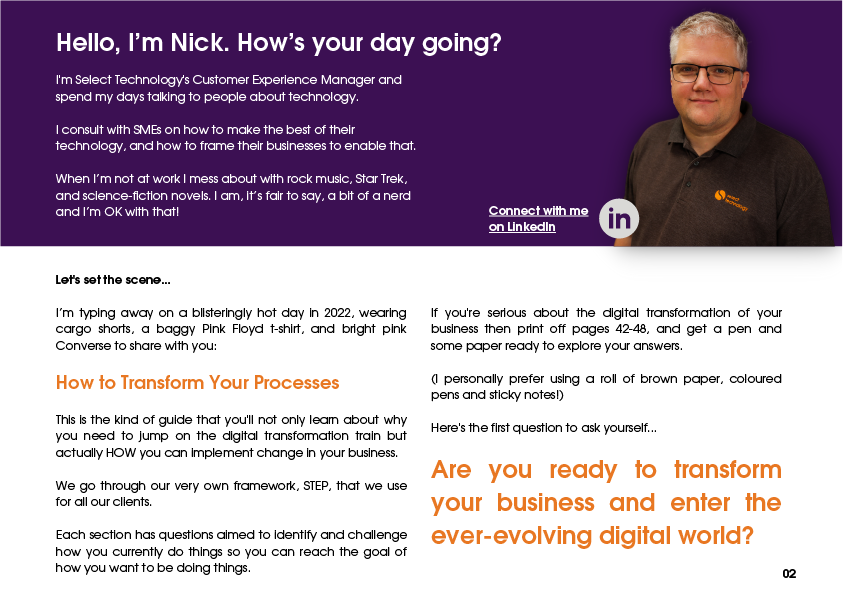 Hello, I'm Nick