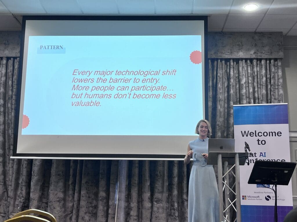 Georgie Barrett at the Kent AI Conference 206