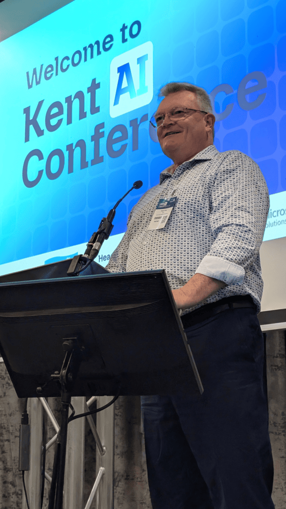 Tudor Price at the Kent AI Conference 2026