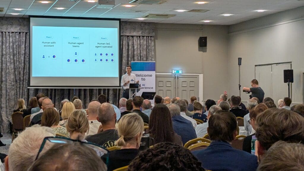 Ashley Jeggo from Microsoft presenting at the Kent AI Conference