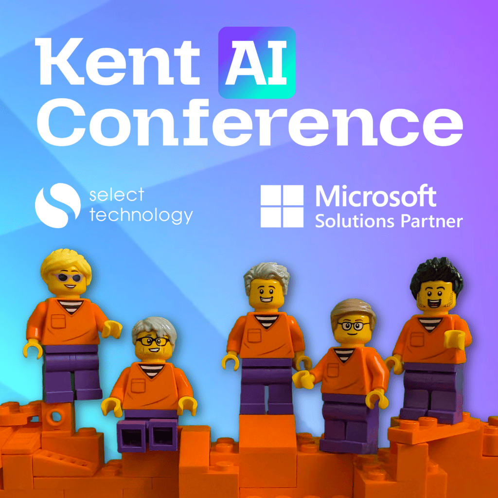 The Select Technology team in Lego form Anita Glover, Nick Ellis, Nick Potter, Simon Moore, and Jignesh Sowden-Mehta - from left to right